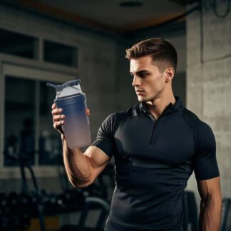 Ball-Free Ceramic Steel Shaker Bottle