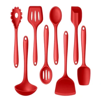 100% Silicone Kitchen Utensils Set (9-piece)