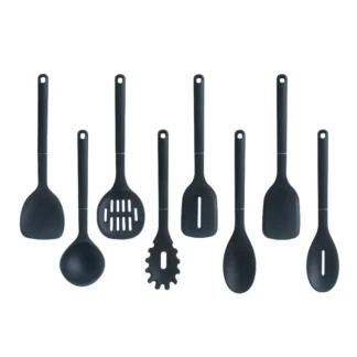19-Piece Silicone Cookware Set (Black)
